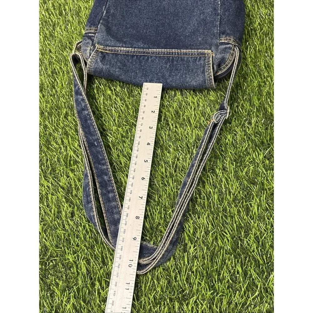 Y2K Denim Shoulder‎ Purse Floral Embroidered 90s Shoulder Bag Vintage